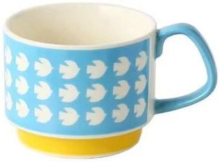 Uplifted Finds Japanese Flower Retro Ceramic Mug Set 300ml Stylish Drinkware d