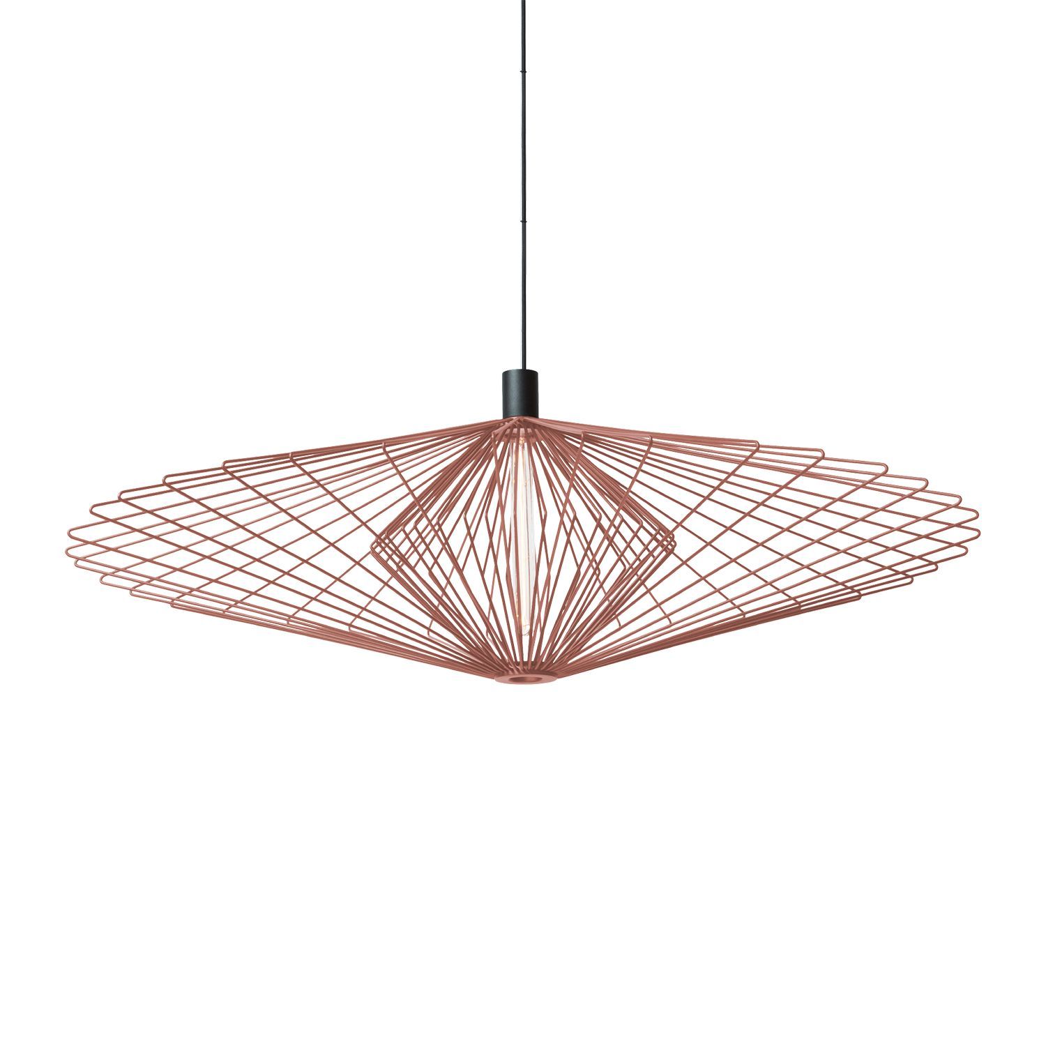 Wever & Ducré Pendelleuchte WIRO 3.0 DIAMOND CEILING SUSP E27 P 6.0m cableKupferstahl 6 m Zuleitung 2298E0P0 5404037320165