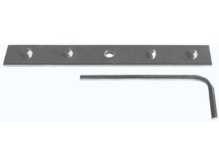 Verbinder GOOD LIFE Sileno , silber (silberfarben), Gardinenstangenhalterungen, Verbinder, für Vorhangschiene Sileno 3-läufig im Fixmaß