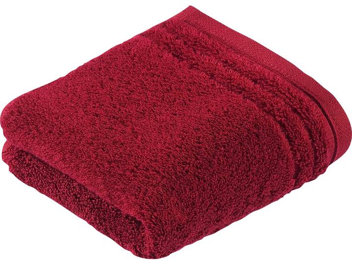 Seiftuch VOSSEN Vienna Style Supersoft , rot (rubin), B:30cm L:30cm, Walkfrottee, Walkfrottee, Handtücher, Seiftuch, Waschlappen im Set, supersoft Baumwolle