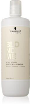 Schwarzkopf Professional Blondme Bond Repair Brightening Shampoo champô iluminador para cabelo loiro e grisalho 1000 ml. Blondme Bond Repair Brightening Shampoo