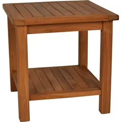 Teak Beistelltisch Massivholz Teak