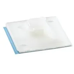ABB TCZ347 Befestigungssockel 4 und 2 Eingänge,Schraubmontage/Aufkleb. ETFE, 150°C, 7,8x28,6x28,6 mm, aquamarin UL 94 V-0, hohe Beständigkeit, VPE  - 5000 Stück