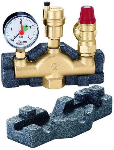 Caleffi Kesselsicherheitsgruppe 302634 1", 3 bar, mit Isolierung, bis 100 kW