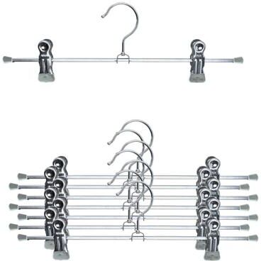 MAWA-8pc set, Pant Hanger with Duel Clips K40-D Series