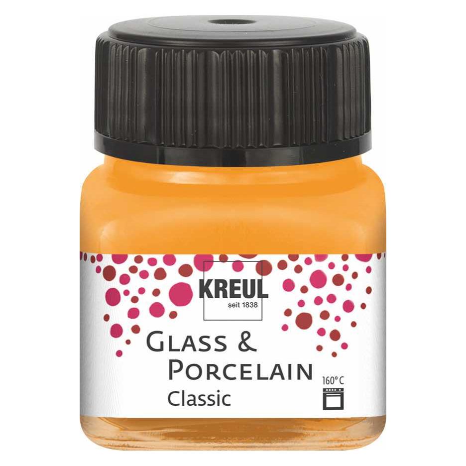 Kreul Glass & Porcelain Classic Metallic, Porzellan- und Glasfarbe (20 ml) (16246)