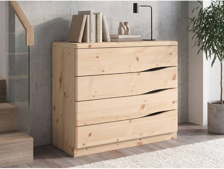 Zirbenkommode „Sophie“ 100 cm Massivholz Zirbe
