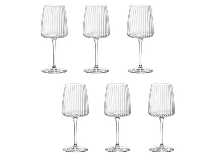 BORMIOLI Set mit 6 exklusiven Gläsern Chardonnay White Wine 37,4 cl Rocco