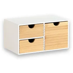 KESPER Organizer, weiß, FSC, 27x16x14cm, weiß, Bambus