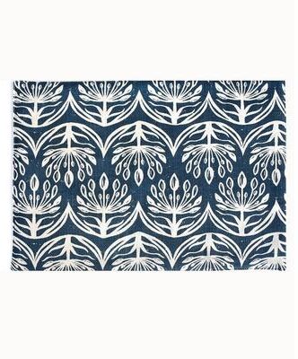 French Home Set of 4 Botanical Placemats - Indigo