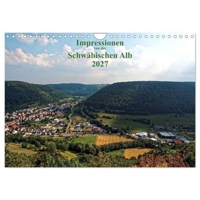 Impressionen von der Schwäbischen Alb (Wandkalender 2027 DIN A4 quer), CALVENDO Monatskalender
