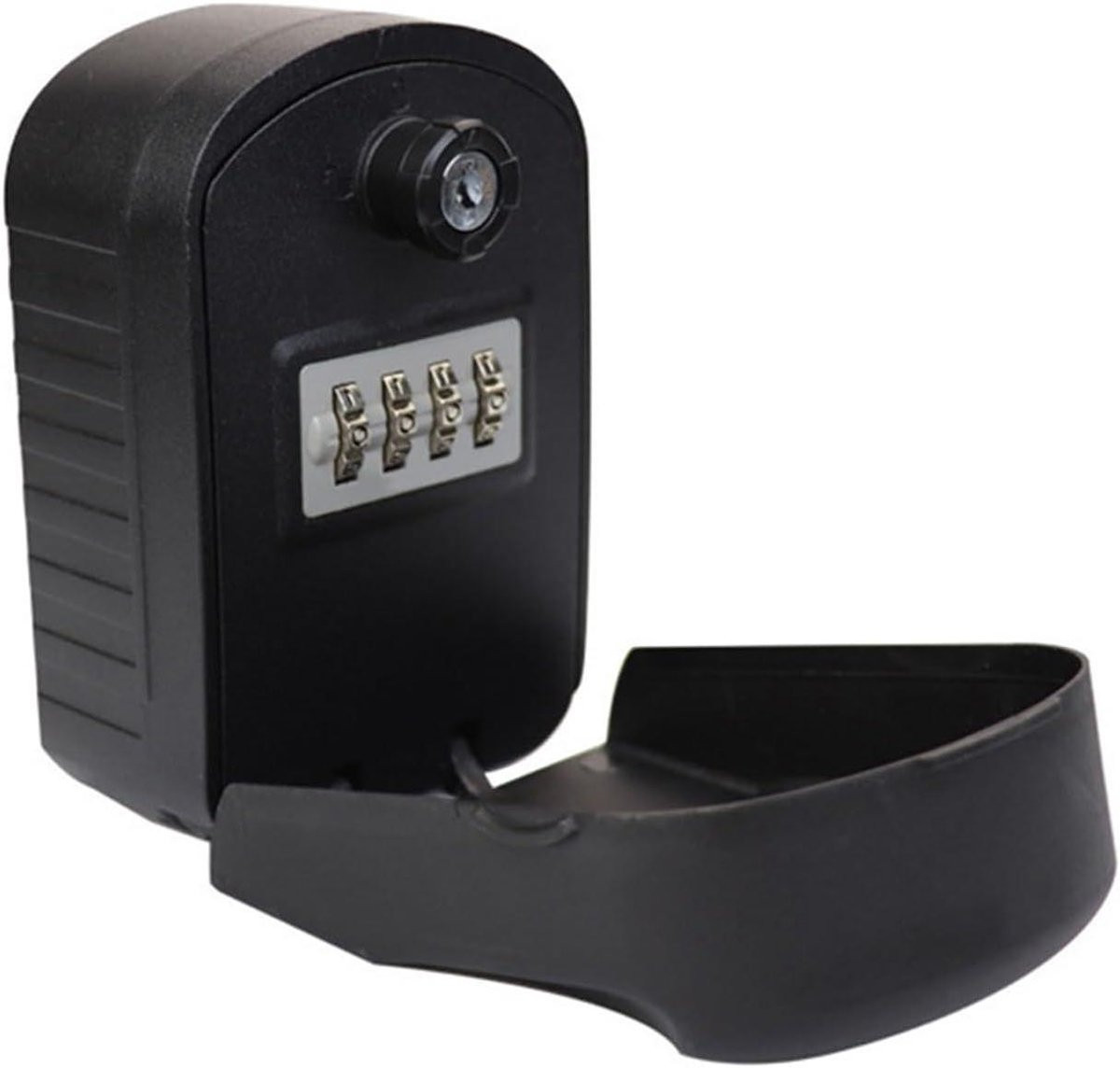 Sleutelkluis Zwart - Waterdichte en roestbestendige geheime opbergbox - B/D/H: 13 x 8,9 x 5 cm