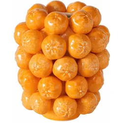 BOLTZE Vase Orange Ø 20 cm Keramik