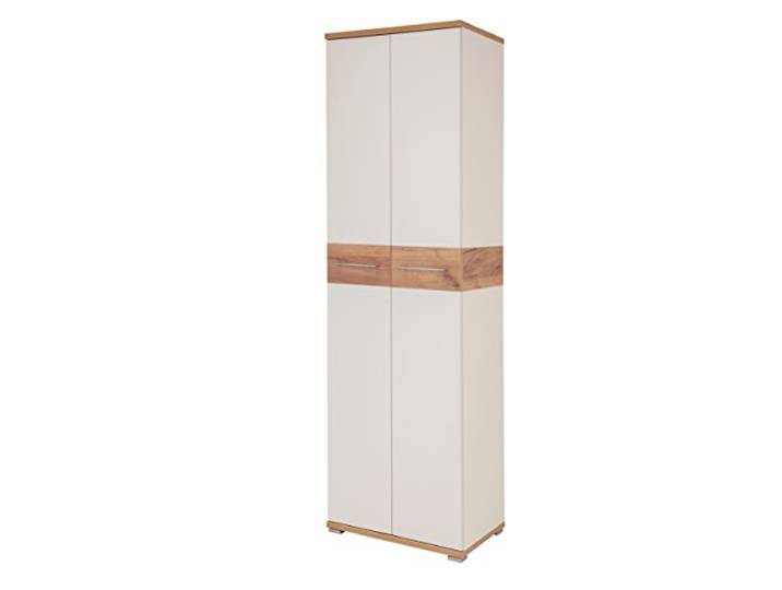 GERMANIA DIE MÖBELMACHER Armoire-penderie 3774-513 GW-Topix\, en Blanc/Chêne-Navarra repro\, Design scandivant\, 59 x 199 x 40 cm (l/h/p)
