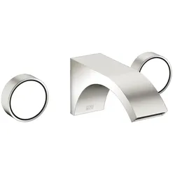 Dornbracht CYO Waschtisch-Wandbatterie ohne Ablaufgarnitur - Platin / Platin gebürstet, Ausladung 160 mm