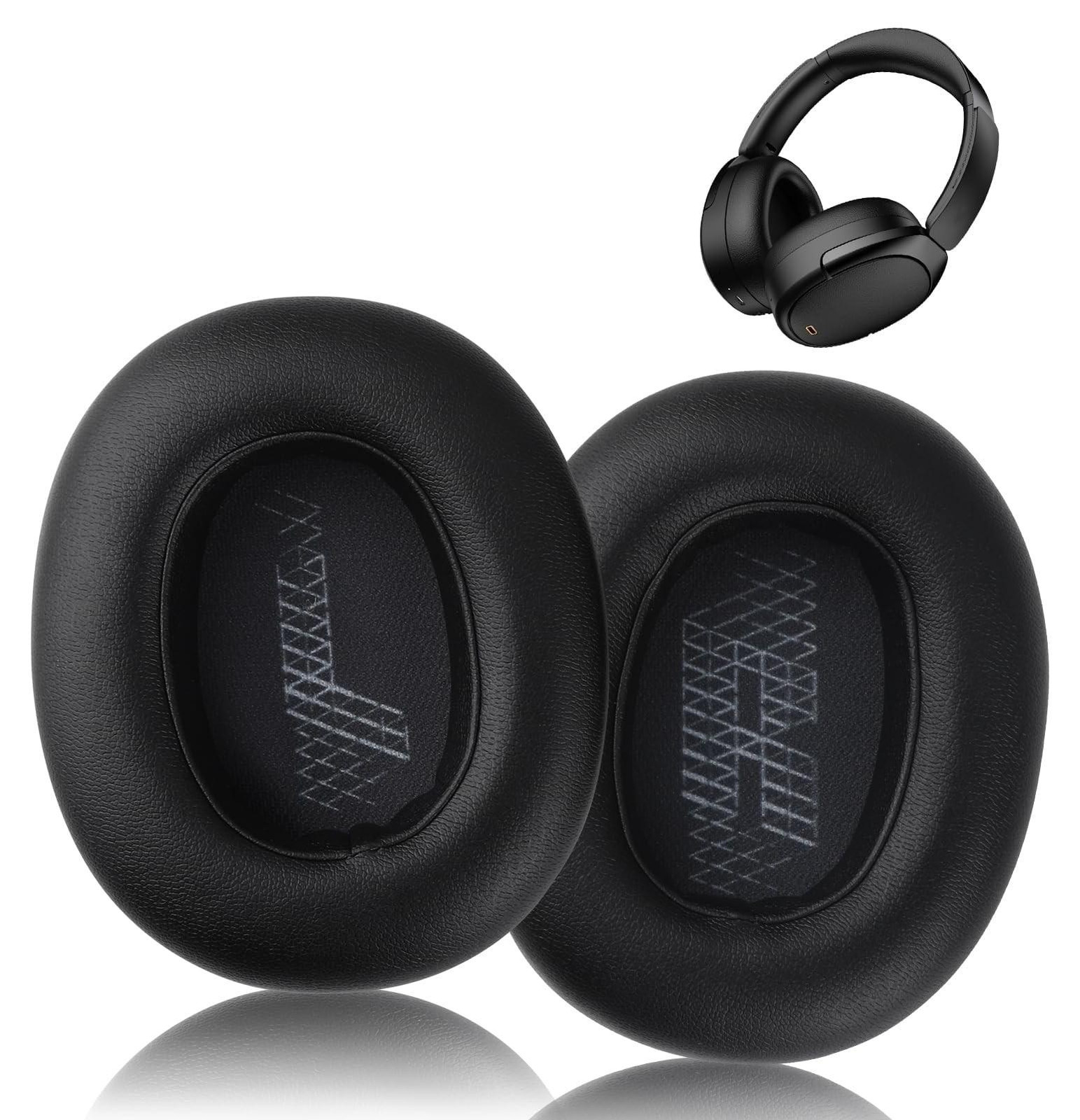 Vervangende oorkussens voor E65 en Live 650 - Zwart