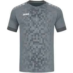 JAKO Pixel kurzarm Trikot Herren 840 - steingrau M