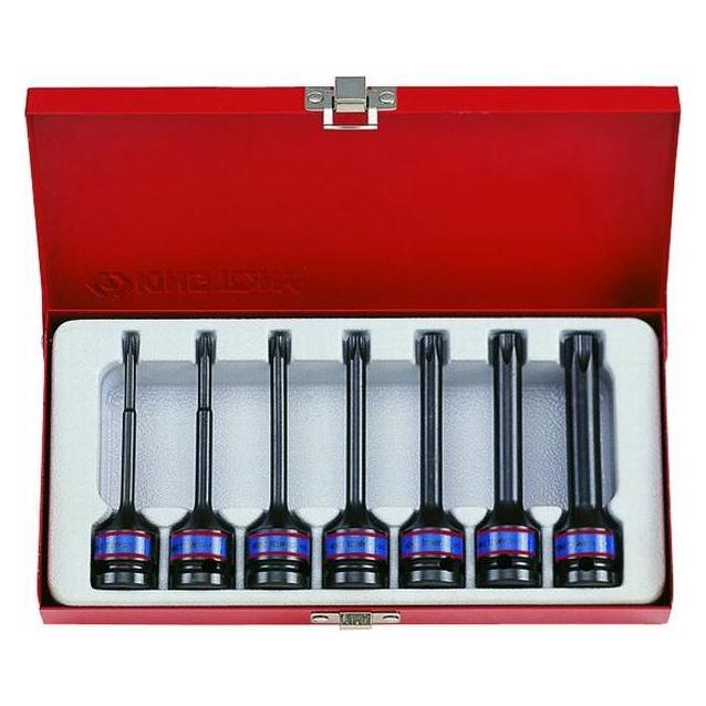 King tony Cofre de vasos de impacto 1/2" Torx - 6 pzas (4467PP)