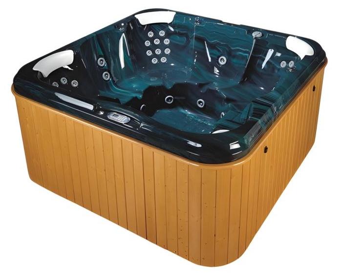Whirlpool Blubberbad Hydromassagewanne Spa-Bad Whirlwanne 215x215 cm