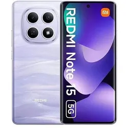 Xiaomi Redmi Note 15 (256 GB, Mist Purple, 6.67", Hybrid Dual SIM, 5G), Smartphone, Violett