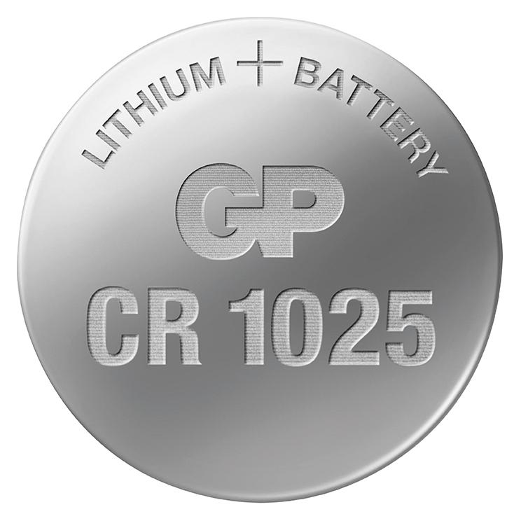GP Batteries GP Lithium Knopfzelle CR1025 (1 Stk., CR1025, 30 mAh) (0601025C1)