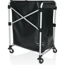 WAS Germany - Wäschewagen, 1 Wäschesack, 66 x 49,5 x 86 cm, Eisen pulverbeschichtet