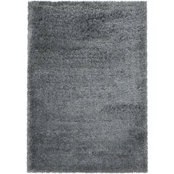 Hochflorteppich Fluffy Hellgrau ca. 120x170cm