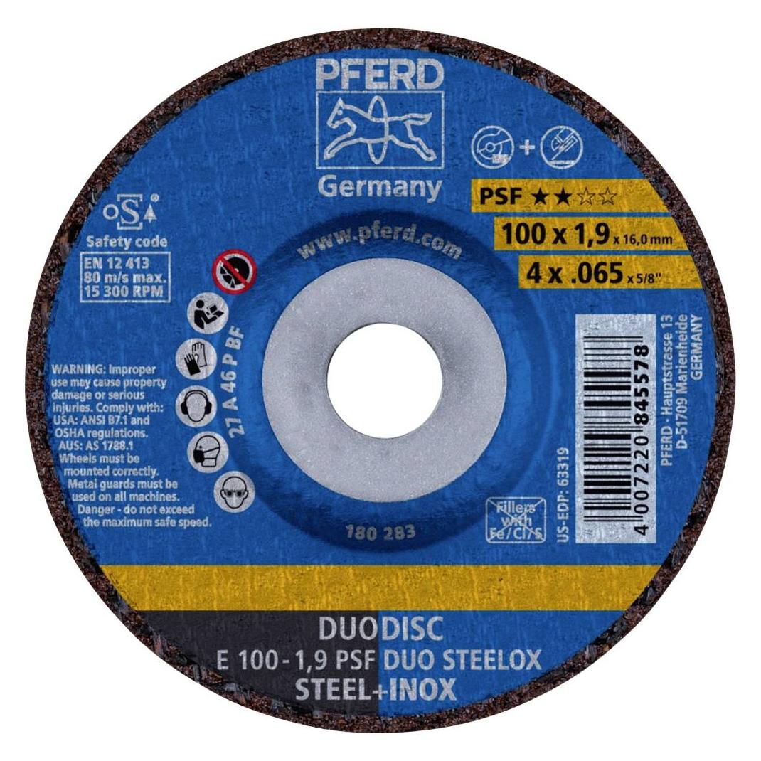 Pferd E 100-1,9 PSF DUO STEELOX/16,0 (E 100-1,9 PSF DUO STEELOX/16,0)