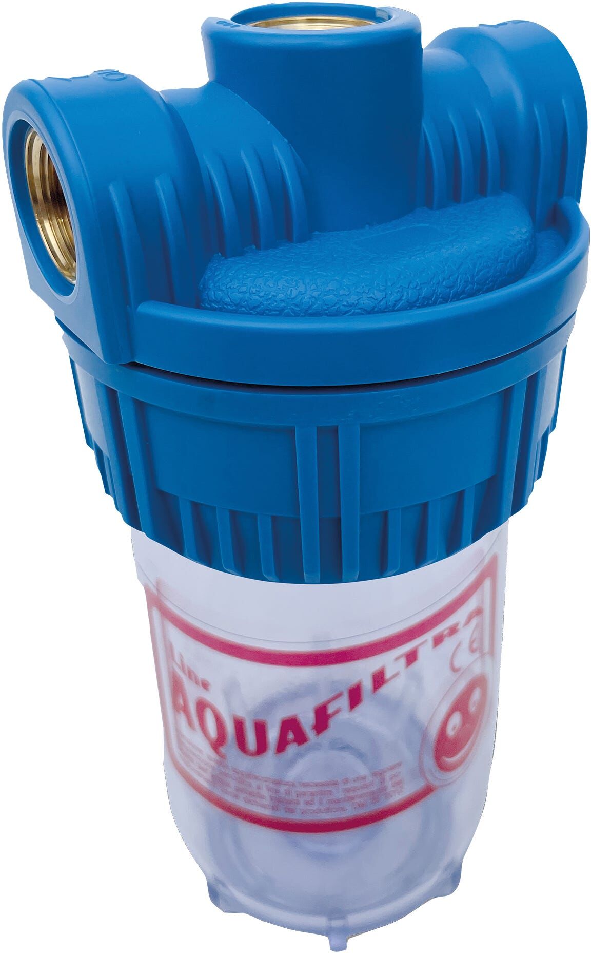 Acquafiltra FILTRO DEPURAZIONE ALTEZZA 5'' NON STAFFABILE 3 ATTACCHI 3/4'' IN BRONZO CORPO IN PLASTICA