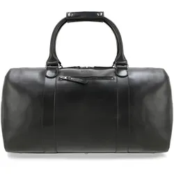 Buckle & Seam Leder Weekender Willow - Schwarz / Blau Koffer24