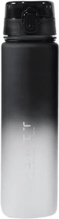 Inspire Picks Large Capacity Leak Proof Sports Water Bottle Colorful Plastic Gym And Outdoor Bottle 650 1000ml black 1000ml