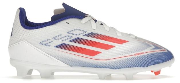 adidas F50 League Multi-Ground Cloud White Solar Red Lucid Blue (GS) - EU 30