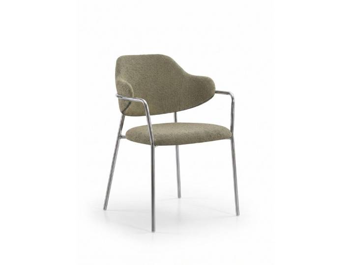 faee Polsterstuhl Rin, Gestell Chrom, Boucle´