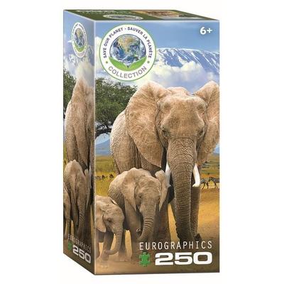Kinder Puzzle 250 Teile - Elephants