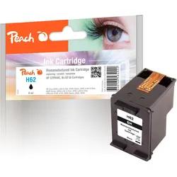 2x Peach, Druckerpatrone, No. 62 (C2P04AE) (BK)