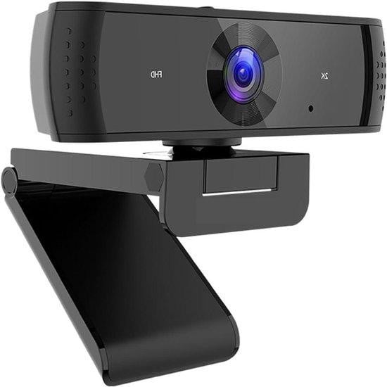 WAN 2K FHD Webcam met AI Autofocus en 30FPS - Zwart