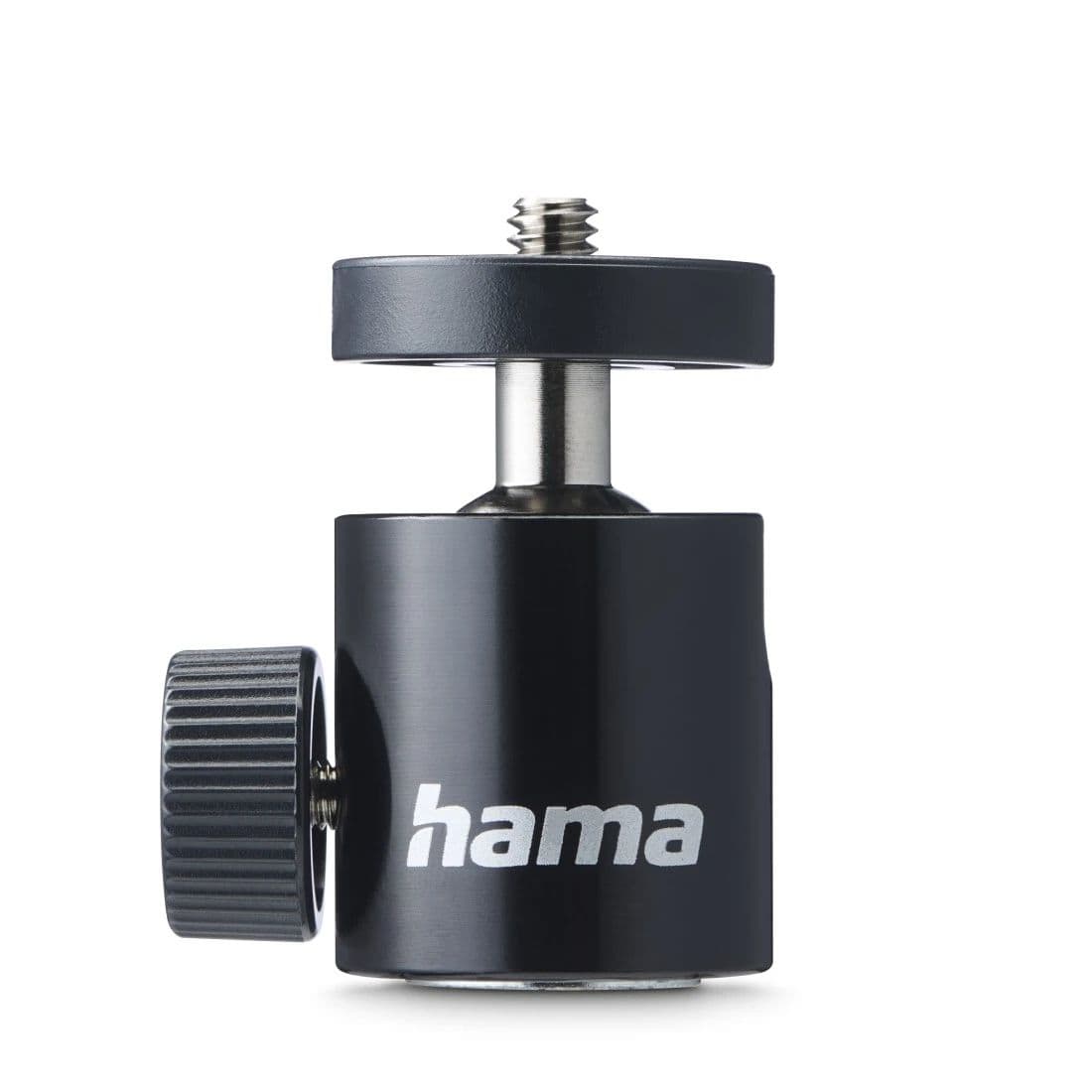 Hama 005001 Kugelkopf für Stative Stativ (Schwarz) 00005001