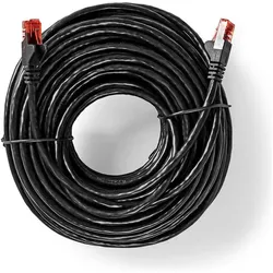 Nedis CAT6-Netzwerkkabel RJ45 Stecker RJ45 Stecker U/UTP 50.0 m Aussenbereich Rund PE (U/UTP, CAT6, 50 m), Netzwerkkabel