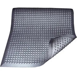Arbeitsplatzmatte Miltex Yoga Ergonomie grau 65 x 185 cm Arbeitsplatzmatte nach Maß