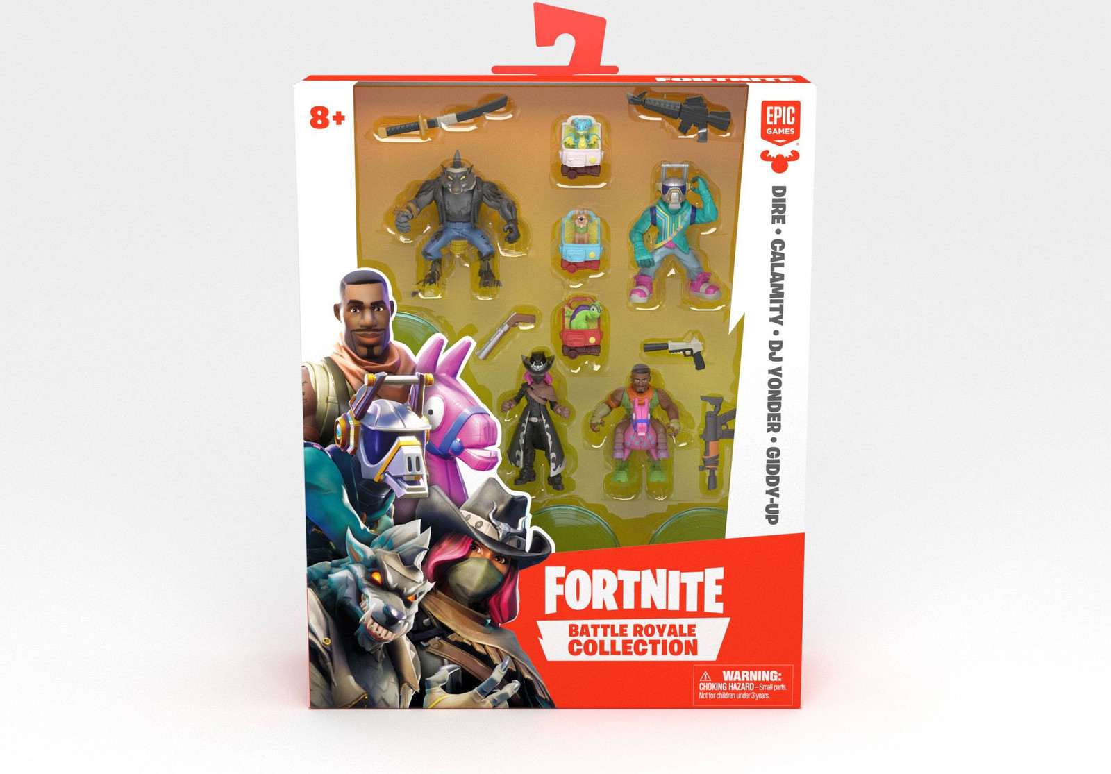Moose Toys Fortnite Minifiguren Battle Royale collectie, 4-delige set, 5 cm, MOTO35939