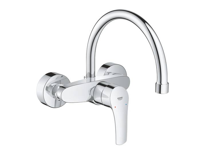 EUROSMART Mitigeur Monocommande d'évier, Chrome (32482003)