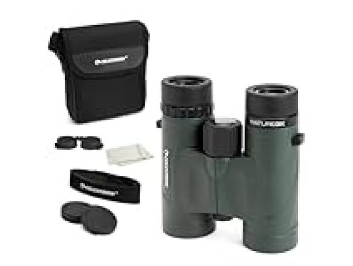 Celestron 71330 Nature DX 8x32 BaK-4 Prism Binoculars, Green