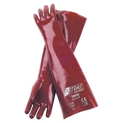 AS Arbeitsschutz Arbeitshandschuhe | 12 Paar Nitras PVC-Handschuhe | Gr.10 | Länge 40 cm