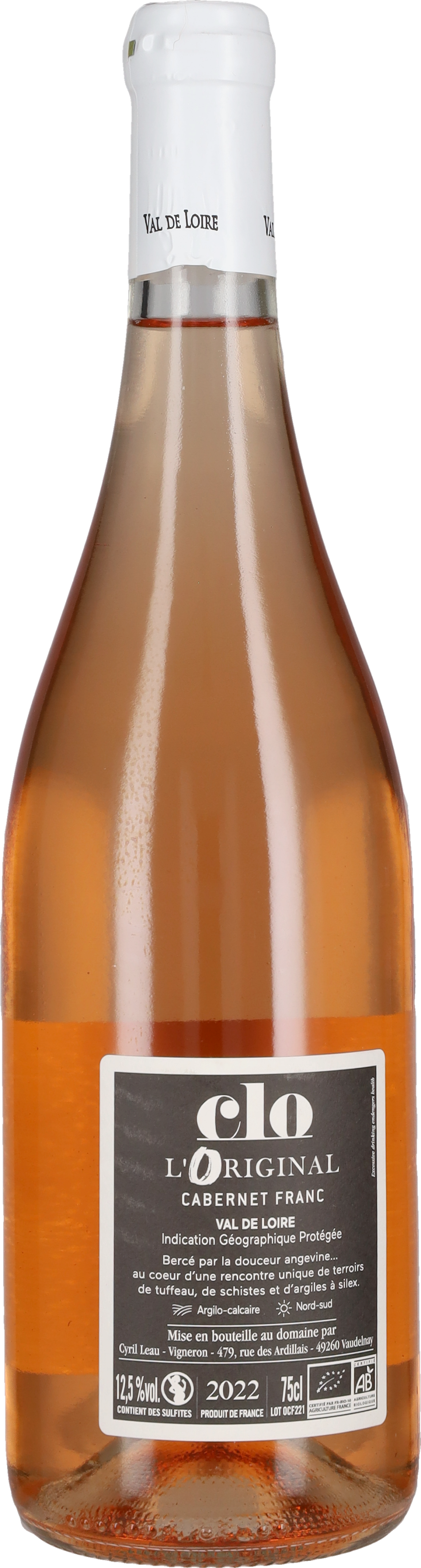 Cabernet Franc Rosé 'L'Original' Domaine Clo 2022