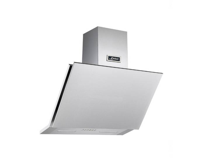 Kaiser Küchengeräte Wandhaube AT 6455+Schlauch,Dunstabzugshaube 60cm 1250m³/h Edelstahl Kopffreie Wand-Dunstabzugshaube mit Randabsaugung