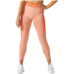 ASICS, Damen, Tights, W Cropped Logo Seamless Tight 2032B789-800 - S (S), Orange