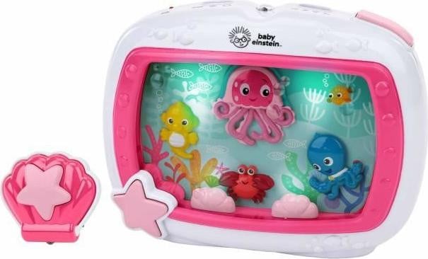 Baby Einstein Sea Dreams Slaaplamp, roze, met oceaan geluiden, muziek en afstandsbediening