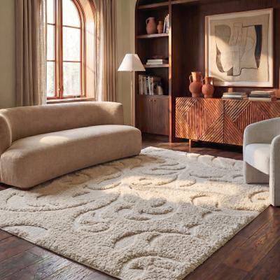 SAFAVIEH Florida Shag Philipa Scroll Pattern 1.2-inch Thick Shag Rug