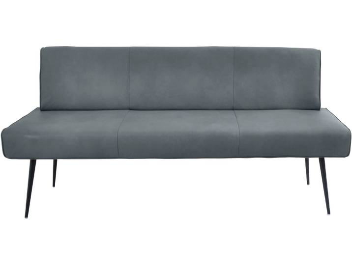 K+W Komfort & Wohnen Giacomo I Polsterbank Metallfüsse in schwarz, wahlweise in der Breite 200cm oder 177cm