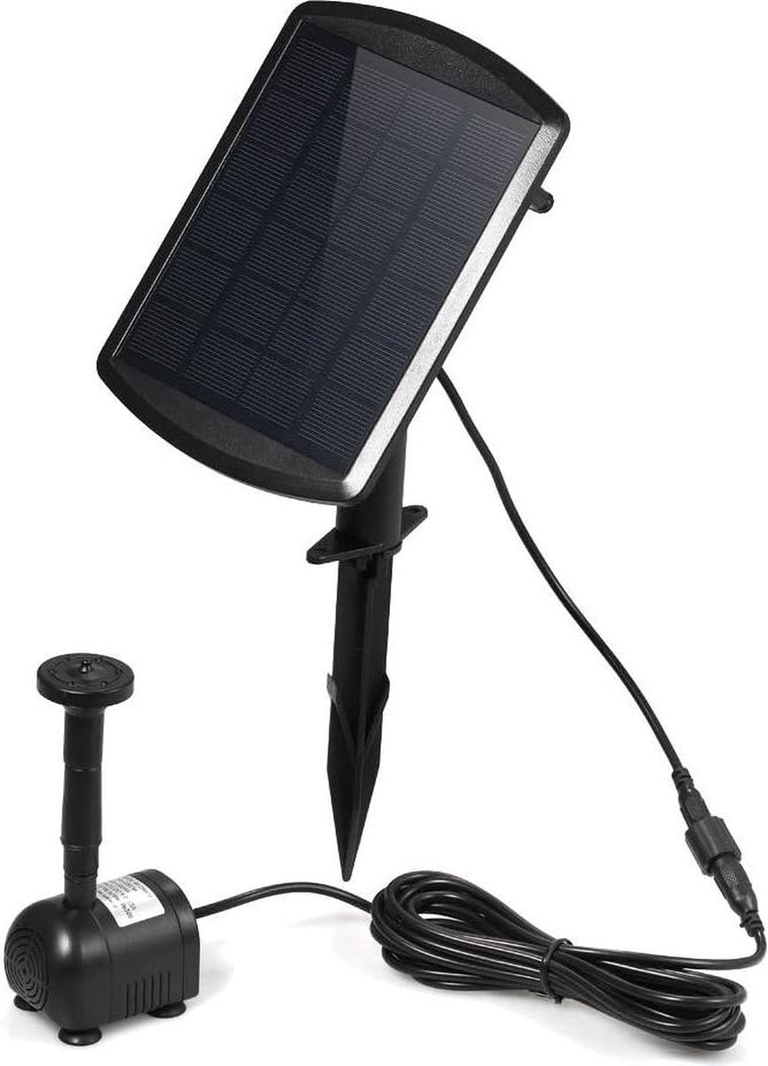 Borstelloze mini-vijverpomp voor zonne-energie, DC 45-10 V, 9 V, 18 W, wandmontage fonteinpomp